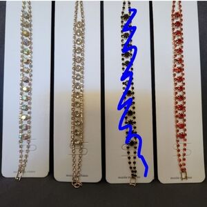 Elegant Multicolor Crystal Bracelet, PICK ONE